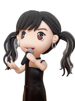 Cartoon-style clay figures