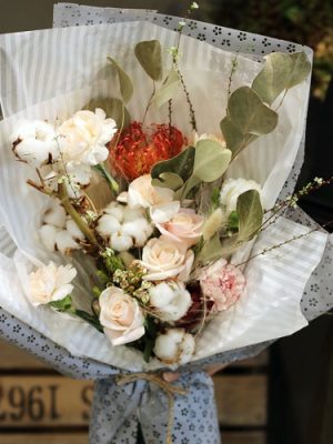 cotton bouquet