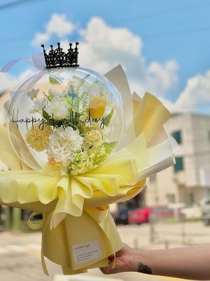 Flower Balloon - Lemon