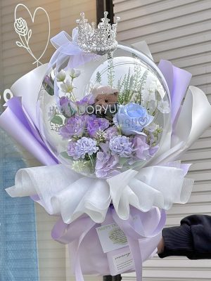 Flower Balloon - Violet