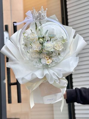 Flower Balloon - White