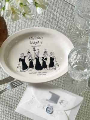 Bridal shower bridal shower plate
