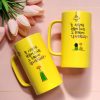 Long large capacity mug birthday gift for couples