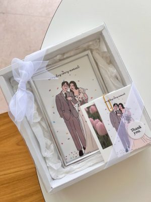 ✨ FAST SHIPPING ✨ Drawing Frame Anniversary Wedding Couple Gift