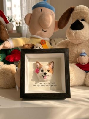 dog cat hamster character picture frame pet