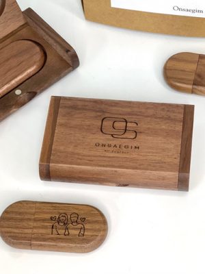[Engraved+Free Shipping] 🌿 Wood USB+Wood Box 🌿