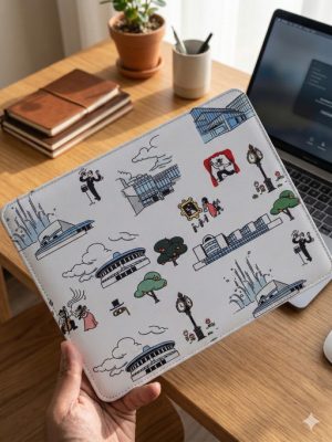 Custom mouse pad custom photo and corporate logo creation