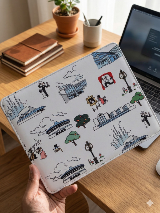 Custom mouse pad custom photo and corporate logo creation