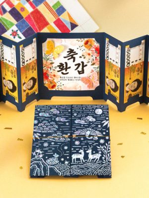 Mother-of-pearl pocket money bag 🥳 7th birthday for parents 🥳 event set up