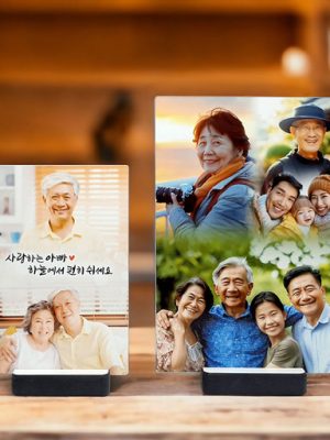 [8x12cm/10x15cm] Photo Split Ossuary Memorial Frame