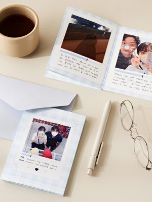 Memorable player accordion photo letterhead sent the same day 💌