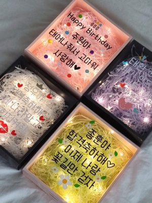 ✨ Custom square gift box ✨ One of a kind gift box