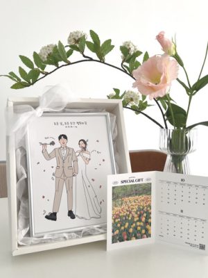 🔥 Same day delivery 🔥 Drawing illustration framed wedding housewarming gift