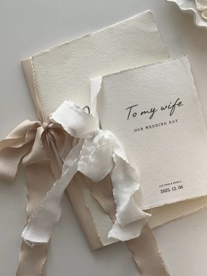 Handmade case for marriage covenants, congratulations, and marriage declarations (custom text 0)