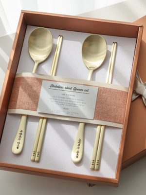 Housewarming gifts for parents ♥ Titanium cutlery set for 2 wedding gifts