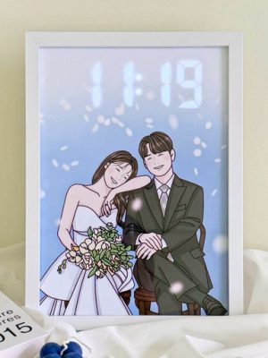 ❤️ FAST SHIPPING ❤️ Drawing illustration LED electronic watch frame