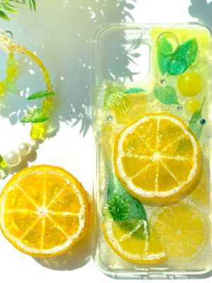 Arrived z flip 7/s26/ 🍋 handmade candied lemon soda phone case