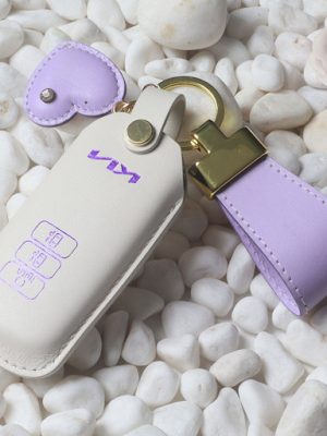 [Korean Engraving] Leather Car Smart Key Case Key Holder Key Cover