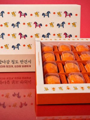 🍘 Four generations of dried persimmons from Bangun-si 🍘 2026 Red Horse Gift Wrapping [Country of Origin: See Artwork Information]