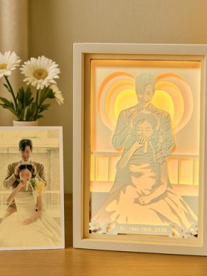 Custom Mood Light Paper Art Custom Lighting Goods Wedding Gifts