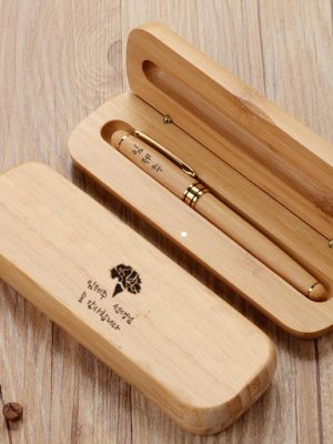 Engraved Fountain Pen Wood Teacher's Day Gift Set