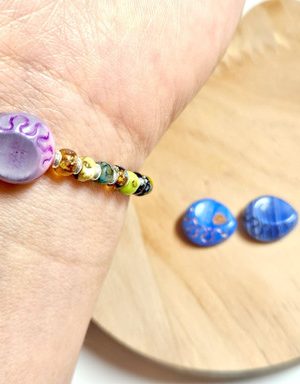 Czech glass beads bracelet
