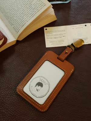 Classic leather employee certificate