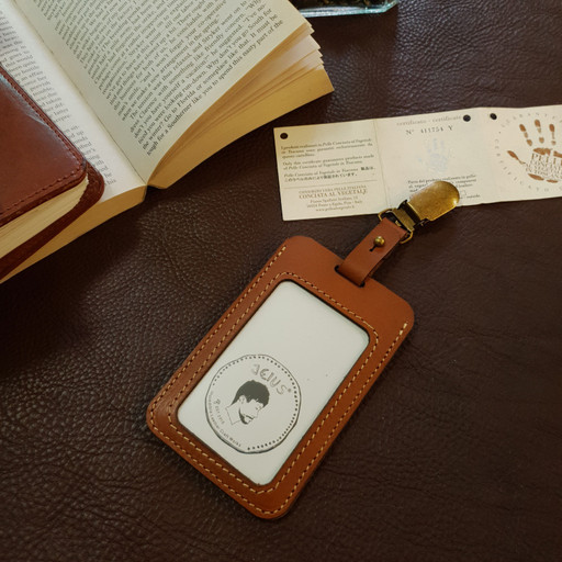 Classic leather employee certificate