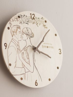 Wedding Couple Noiseless Drawing Watch Printing No (Engraving) Limited Time Discount