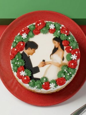 ❤️ Free Shipping ❤️ Lovely Photo Photo Lettering Cake [Country of Origin: See Artwork Information]