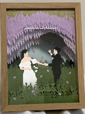 [Gift Wrapping] Paper Portrait Frame Drawing Frame