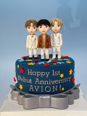 Clay figures cake (2 or more people)