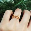 14k Goldfield Personalized Custom Initial Engraved Ring