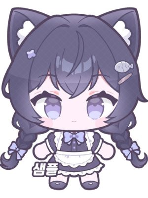 Mint Grid Zokkomi SD token character illustration