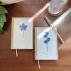 Blue Delphinium Notebook | Wireless, Wired, Ten Thousand Year Diary, Engraved
