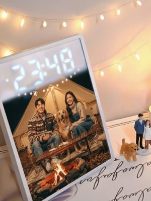 Photo Printing Noiseless LED Watch Anniversary Event Gift