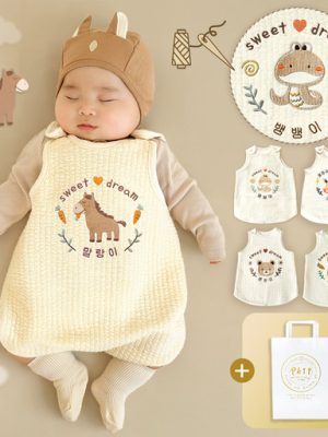 Taemyung Embroidered Sleeping Vest Maternity Gift 4 Seasons Embroidered (+ Shopping Bag)