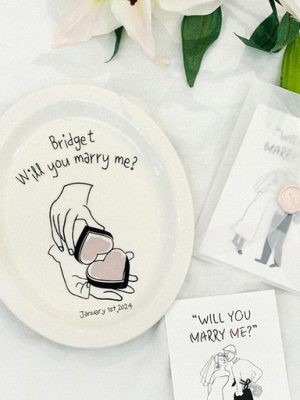 marry me? 4 types of proposal plates