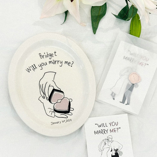 marry me? 4 types of proposal plates
