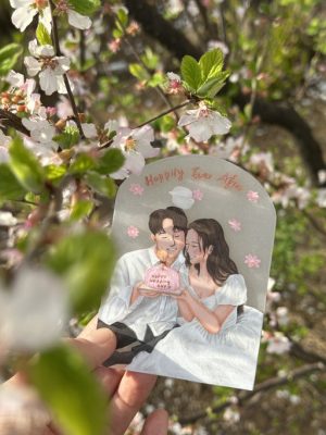 [Custom Magnet] Wedding Couple Family Friend Teacher Pet