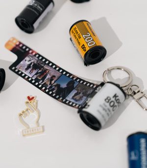 Free shipping 💌 Personalized mini album film keyring/birthday gift anniversary gift
