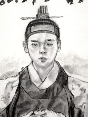 🖤 Hand-drawn portrait drawn with care ⭐ Postcard size ⭐🖤