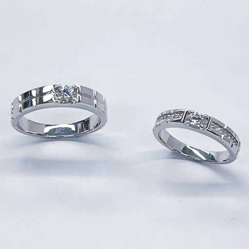 Unforgettable beauty shiny silver coupling