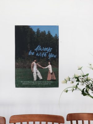 [Recommended wedding gift proposal] Custom photo fabric poster