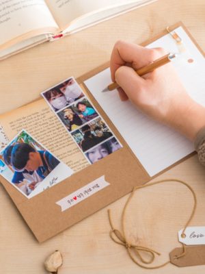 ✨ SAME DAY SHIPPING 💛 4-cut Polaroid emotional photo letterhead ✨