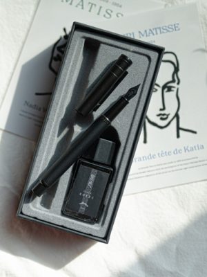 Hongdian Black Forest Engraved Fountain Pen Gift Set