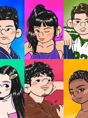 caricature portrait illustration pop art illustration painting gift