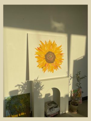Sunflower painting 🌻 Housewarming gift