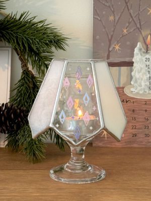 [Disney] Frozen 2_Stained Glass Candle Holder