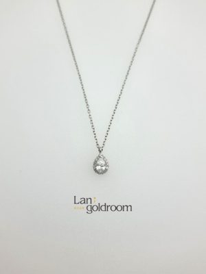 14K Lumière Polka Dot Wrap Diamond Necklace (Fair Cut)
